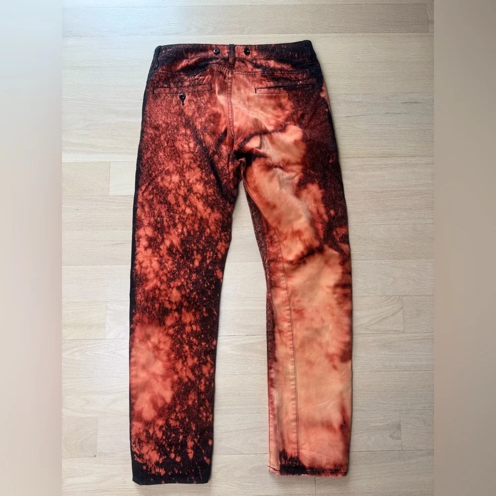NWOT G-Star RAW D-Staq Tapered Jeans Men’s 29x32 Orange Black Tie Dye - Picture 5 of 7